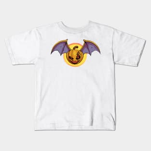 Pumpkin Bat Kids T-Shirt